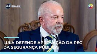 Lula modera discurso sobre operação no Rio e defende PEC da Segurança Pública Lula modera discurso sobre operação no Rio e defende PEC da Segurança Pública