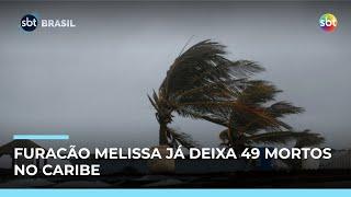 Furacão Melissa deixa 49 mortos no Caribe e destrói infraestruturas locais Furacão Melissa deixa 49 mortos no Caribe e destrói infraestruturas locais