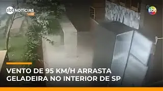 Flagra: vendaval arrasta até geladeira em Cravinhos, no interior de SP | #SBTNoticias Flagra: vendaval arrasta até geladeira em Cravinhos, no interior de SP | #SBTNoticias