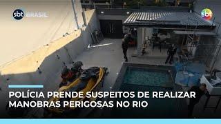 Polícia prende 4 suspeitos de promover rachas e manobras perigosas no Rio Polícia prende 4 suspeitos de promover rachas e manobras perigosas no Rio