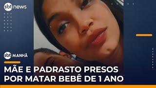 Mãe e padrasto são presos suspeitos de matar bebê de 1 ano em Goiânia | #SBTManha Mãe e padrasto são presos suspeitos de matar bebê de 1 ano em Goiânia | #SBTManha