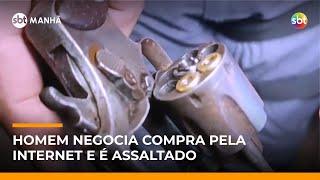 SP: Homem é assaltado e mantido em cárcere por falsos vendedores da internet | #SBTManhã SP: Homem é assaltado e mantido em cárcere por falsos vendedores da internet | #SBTManhã