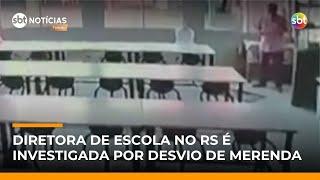 Diretora de escola é flagrada furtando merenda de alunos | #SBTNotícias Diretora de escola é flagrada furtando merenda de alunos | #SBTNotícias