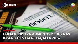Primeiro dia de prova do Enem tem participação de 73% dos inscritos | #SBTNotícias Primeiro dia de prova do Enem tem participação de 73% dos inscritos | #SBTNotícias