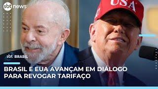 Brasil e EUA avançam em diálogo sobre tarifaço e uma possível reunião Lula-Trump| #SBTBrasil Brasil e EUA avançam em diálogo sobre tarifaço e uma possível reunião Lula-Trump| #SBTBrasil