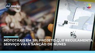 Mototáxis em SP: Projeto que regulamenta serviço vai à sanção de Nunes; veja o que muda Mototáxis em SP: Projeto que regulamenta serviço vai à sanção de Nunes; veja o que muda