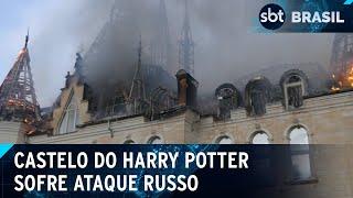 Ataque russo destrói "Castelo do Harry Potter" na Ucrânia | SBT Brasil (30/04/24)