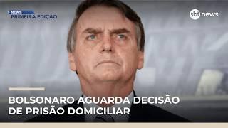 Bolsonaro tem encontros políticos em meio a pedido de prisão domiciliar | #NewsPrimeiraEdição Bolsonaro tem encontros políticos em meio a pedido de prisão domiciliar | #NewsPrimeiraEdição