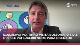 Portinho visita Bolsonaro e diz que ex-presidente vai sugerir nome para o Senado #NewsManhã Portinho visita Bolsonaro e diz que ex-presidente vai sugerir nome para o Senado #NewsManhã