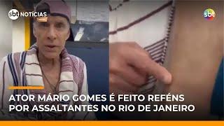 Criminosos armados invadem e assaltam casa do ator Mário Gomes no RJ | #SBTNotícias Criminosos armados invadem e assaltam casa do ator Mário Gomes no RJ | #SBTNotícias