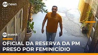Oficial da reserva da PM é preso suspeito de feminicídio em BH | #SBTManha Oficial da reserva da PM é preso suspeito de feminicídio em BH | #SBTManha