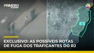 Rotas de fuga após megaoperação no Rio podem levar criminosos ao Espírito Santo | #PrimeiroImpacto Rotas de fuga após megaoperação no Rio podem levar criminosos ao Espírito Santo | #PrimeiroImpacto
