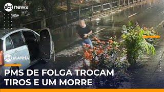 PM de folga morre após troca de tiros com colega no meio da rua no Rio | #SBTManha PM de folga morre após troca de tiros com colega no meio da rua no Rio | #SBTManha