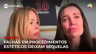 Busca pelo corpo perfeito: mulheres sofrem após falhas procedimentos estéticos | #SBTNotícias Busca pelo corpo perfeito: mulheres sofrem após falhas procedimentos estéticos | #SBTNotícias