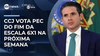 "Queremos votar a PEC até o inicio de junho no Plenário", diz Motta sobre 6x1 | #JornaldoSBTNews "Queremos votar a PEC até o inicio de junho no Plenário", diz Motta sobre 6x1 | #JornaldoSBTNews