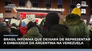 Brasil informa que deixará de representar a embaixada da Argentina na Venezuela | #NewsSábado Brasil informa que deixará de representar a embaixada da Argentina na Venezuela | #NewsSábado