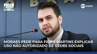 Moraes questiona defesa de Filipe Martins sobre descumprimento de medida cautelar | #PoderExpresso Moraes questiona defesa de Filipe Martins sobre descumprimento de medida cautelar | #PoderExpresso