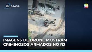 PM surpreende traficantes armados em área de mata de comunidade no Rio PM surpreende traficantes armados em área de mata de comunidade no Rio
