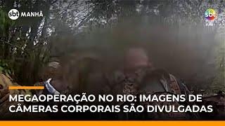 Câmeras corporais mostram detalhes de megaoperação no RJ | #SBTManhã Câmeras corporais mostram detalhes de megaoperação no RJ | #SBTManhã