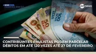Governo de SP abre renegociação de dívidas com descontos de até 75% | #NewsPrimeiraEdição Governo de SP abre renegociação de dívidas com descontos de até 75% | #NewsPrimeiraEdição