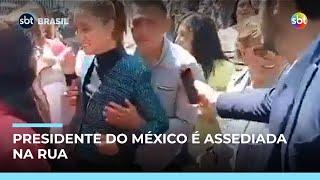Presidente do México, Claudia Sheinbaum é vítima de assédio sexual em rua mexicana Presidente do México, Claudia Sheinbaum é vítima de assédio sexual em rua mexicana