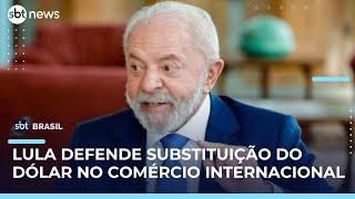 Lula defende uso de moedas locais no comércio internacional antes de encontro com Trump | #SBTBrasil Lula defende uso de moedas locais no comércio internacional antes de encontro com Trump | #SBTBrasil