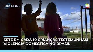 Vítimas silenciosas: 7 em cada 10 crianças presenciam violência doméstica no Brasil Vítimas silenciosas: 7 em cada 10 crianças presenciam violência doméstica no Brasil