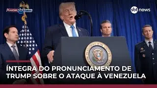 Confira a íntegra do pronunciamento de Trump sobre o ataque dos EUA à Venezuela | #NewsSábado Confira a íntegra do pronunciamento de Trump sobre o ataque dos EUA à Venezuela | #NewsSábado