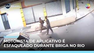 Motorista de aplicativo é esfaqueado por passageiros após discussão por taxa no Rio Motorista de aplicativo é esfaqueado por passageiros após discussão por taxa no Rio