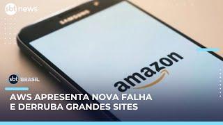 AWS, Amazon, sofre nova instabilidade e afeta grandes sites e serviços | #SBTBrasil AWS, Amazon, sofre nova instabilidade e afeta grandes sites e serviços | #SBTBrasil