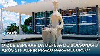 O que esperar da defesa de Bolsonaro após STF abrir prazo para recurso? O que esperar da defesa de Bolsonaro após STF abrir prazo para recurso?