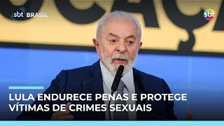 Lula sanciona lei que aumenta penas para crimes sexuais e protege vítimas Lula sanciona lei que aumenta penas para crimes sexuais e protege vítimas