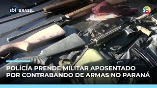 Militar aposentado é preso por contrabando de armas de uso exclusivo do Exército Militar aposentado é preso por contrabando de armas de uso exclusivo do Exército