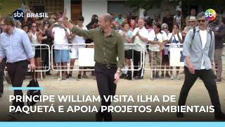 Príncipe William visita Ilha de Paquetá (RJ) e destaca agenda ambiental Príncipe William visita Ilha de Paquetá (RJ) e destaca agenda ambiental