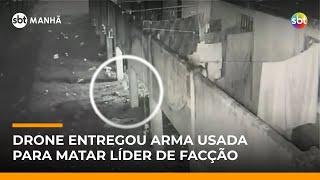Drone entrega arma em penitenciária antes de assassinato de líder de facção no RS | #SBTManhã Drone entrega arma em penitenciária antes de assassinato de líder de facção no RS | #SBTManhã