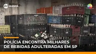 Polícia cumpre mandados contra quadrilha que falsificava bebidas em SP e PR | #SBTManha Polícia cumpre mandados contra quadrilha que falsificava bebidas em SP e PR | #SBTManha