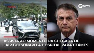 ⦁ Bolsonaro volta a hospital para exames após autorização de Moraes; veja chegada | #RadarNews ⦁ Bolsonaro volta a hospital para exames após autorização de Moraes; veja chegada | #RadarNews