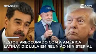 "Estou preocupado com a América Latina", diz Lula após ação dos EUA contra Venezuela | #NewsNoite "Estou preocupado com a América Latina", diz Lula após ação dos EUA contra Venezuela | #NewsNoite
