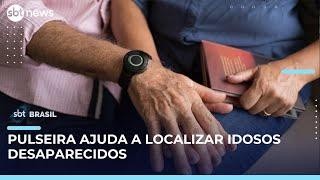 Pulseira ajuda a localizar idosos desaparecidos e traz segurança às famílias  | #SBTBrasil Pulseira ajuda a localizar idosos desaparecidos e traz segurança às famílias  | #SBTBrasil