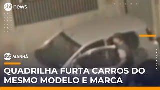 Quadrilha furta carros do mesmo modelo em Guarulhos (SP) e vítimas relatam crimes | #SBTManha Quadrilha furta carros do mesmo modelo em Guarulhos (SP) e vítimas relatam crimes | #SBTManha