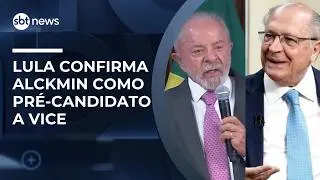 Lula confirma Alckmin como pré-candidato a vice nas eleições | #SBTNews Lula confirma Alckmin como pré-candidato a vice nas eleições | #SBTNews