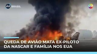 Queda de avião mata ex-piloto da NASCAR e família na Carolina do Norte (EUA) Queda de avião mata ex-piloto da NASCAR e família na Carolina do Norte (EUA)