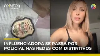 Influenciadora é investigada por fingir ser policial com distintivos falsos | #PrimeiroImpacto Influenciadora é investigada por fingir ser policial com distintivos falsos | #PrimeiroImpacto