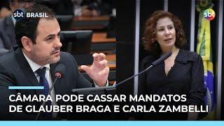 Câmara analisa cassação de mandatos de Glauber Braga e Carla Zambelli Câmara analisa cassação de mandatos de Glauber Braga e Carla Zambelli