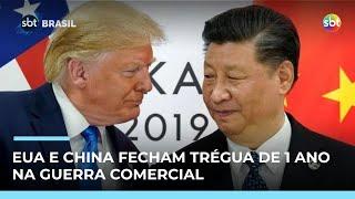 EUA e China firmam trégua de 1 ano na guerra comercial EUA e China firmam trégua de 1 ano na guerra comercial