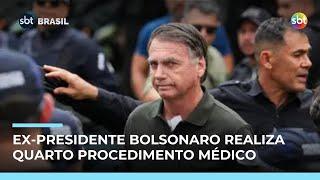 Bolsonaro passa por novo procedimento médico após crises de soluços Bolsonaro passa por novo procedimento médico após crises de soluços
