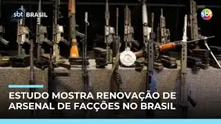 Estudo revela investimento de facções em cada vez mais armas modernas e letais Estudo revela investimento de facções em cada vez mais armas modernas e letais