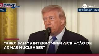 Donald Trump justifica ataque para frear programa nuclear e prevê semanas de conflito | #RadarNews Donald Trump justifica ataque para frear programa nuclear e prevê semanas de conflito | #RadarNews
