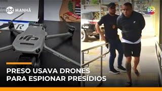 Homem é preso em SP por usar drones para espionar presídios no Brasil | #SBTManha Homem é preso em SP por usar drones para espionar presídios no Brasil | #SBTManha