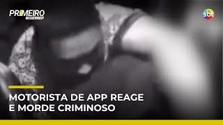 Motorista de app reage a assalto e morde criminoso durante luta | #PrimeiroImpacto Motorista de app reage a assalto e morde criminoso durante luta | #PrimeiroImpacto